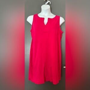 New York & Company Pink Sleeveless Tank Top